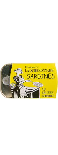 Sardinen in bretonischer Butter Jean Yves Bordier LA QUIBERONNAISE 