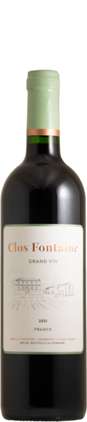 Cotes de Francs Clos Fontaine 1er Vin 2021 